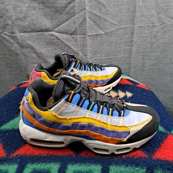 %Nike Air Max 95 Black History Month 2019 Men size 9 CT7435-901 A4 main image 13